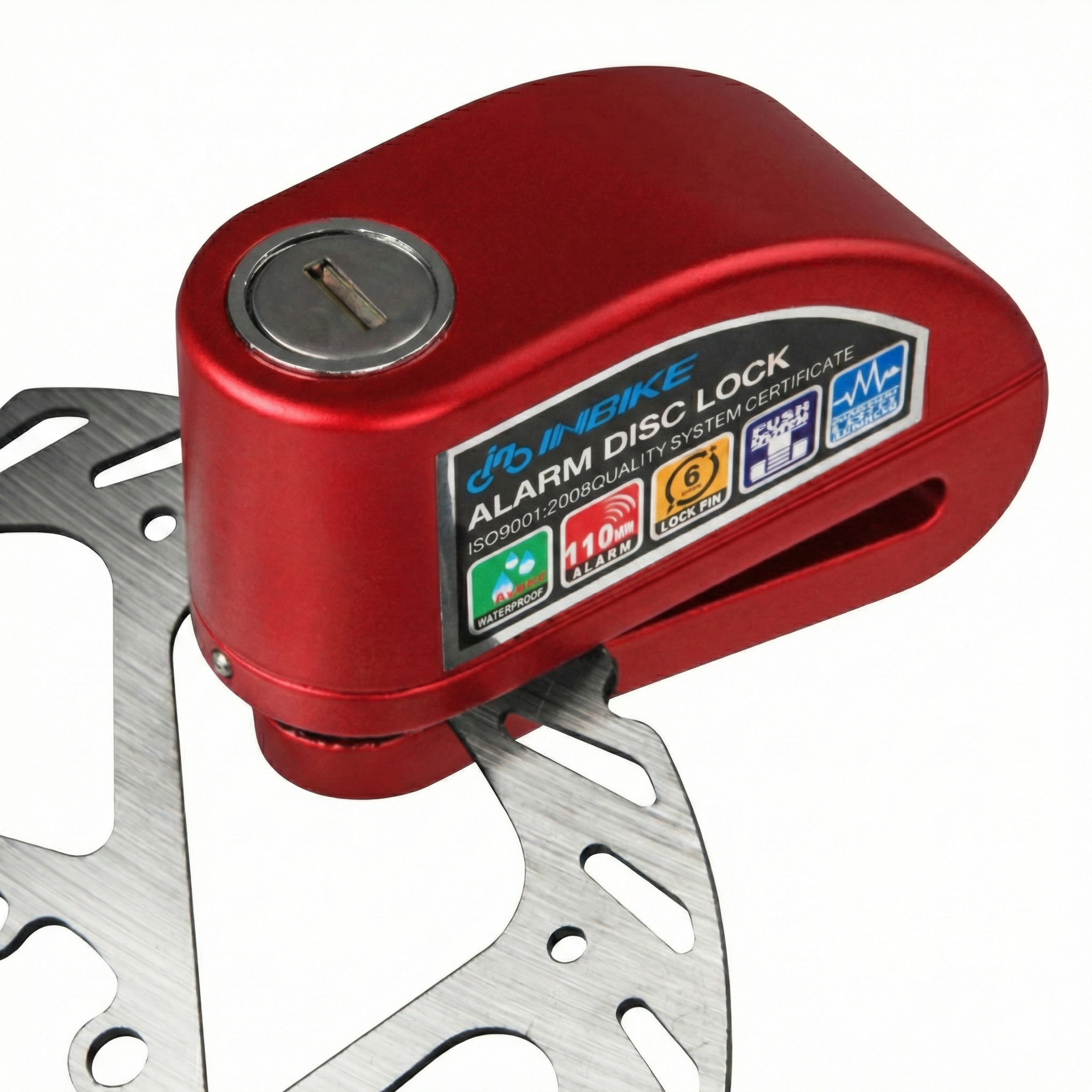 Ultra-Loud 110dB Anti-Theft Disc Lock