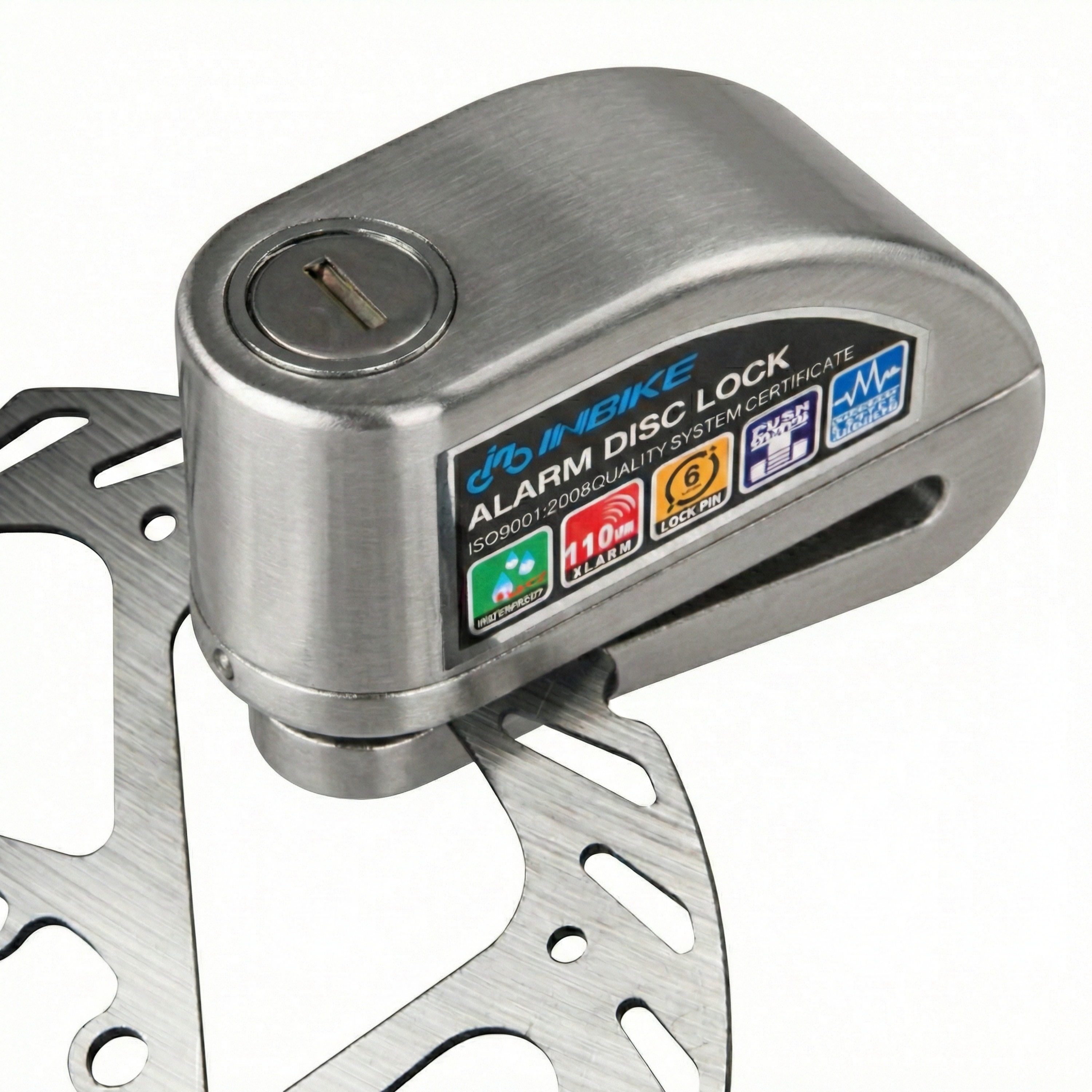 Ultra-Loud 110dB Anti-Theft Disc Lock