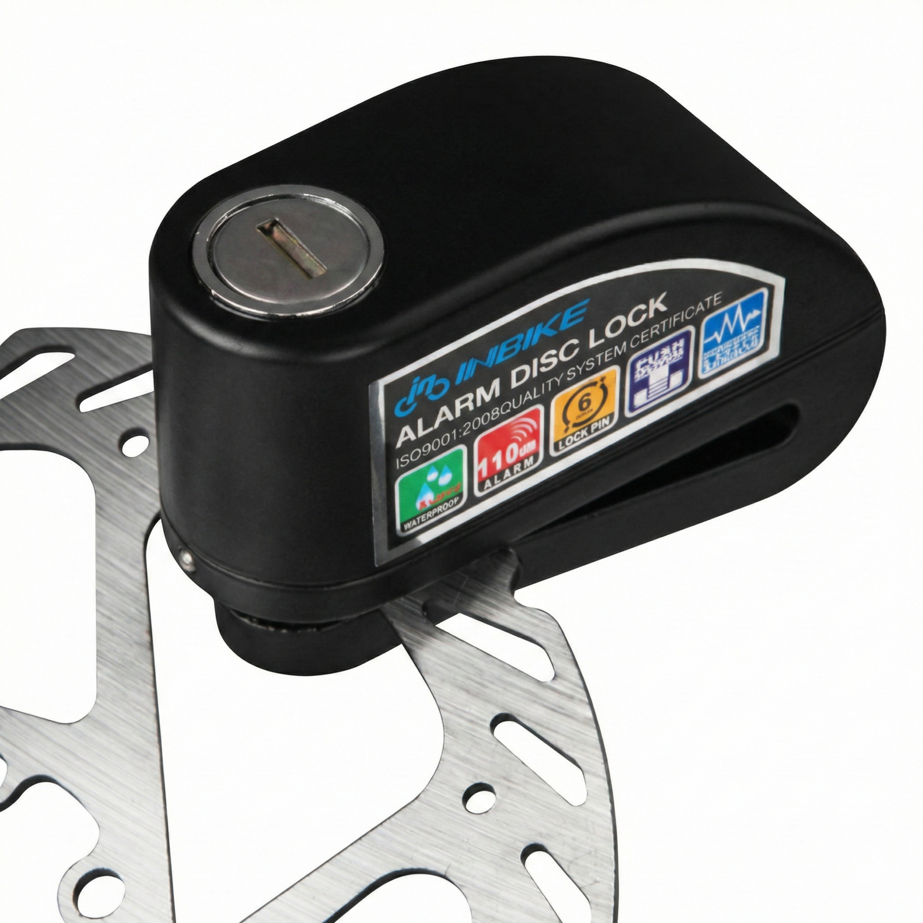 Ultra-Loud 110dB Anti-Theft Disc Lock